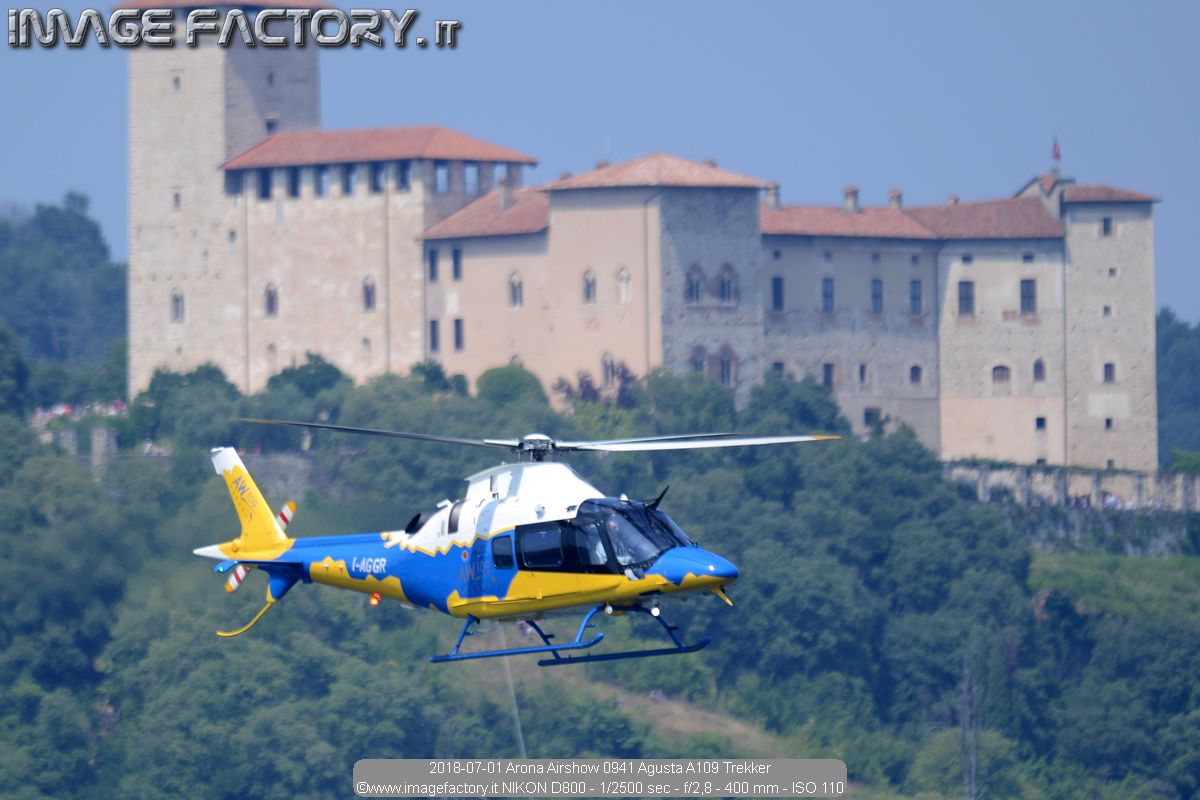 2018-07-01 Arona Airshow 0941 Agusta A109 Trekker